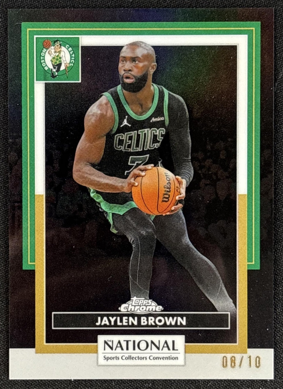 Jaylen Brown 2026 Topps NSCC Collection NBA Black Refractor /10 Default Title Sports Trading Cards