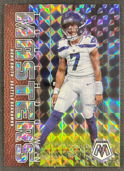Geno Smith 2023 Mosaic Touchdown Masters Mosaic Seahawks Jets Sports Trading Card