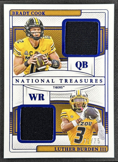 Luther Burden III 2025 Panini National Treasures Purple /75 Bears