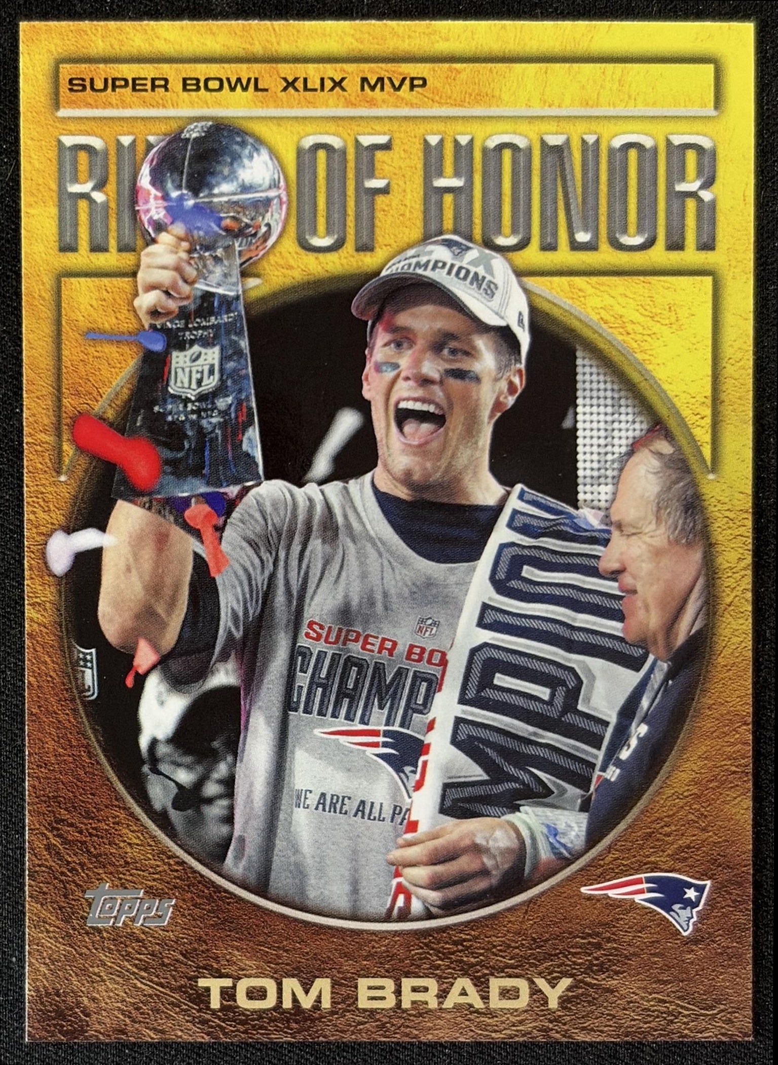 Tom Brady 2026 Topps Ring of Honor Patriots front