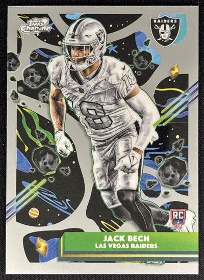 Jack Bech 2025 Topps Cosmic Chrome Raiders Sports Trading Cards