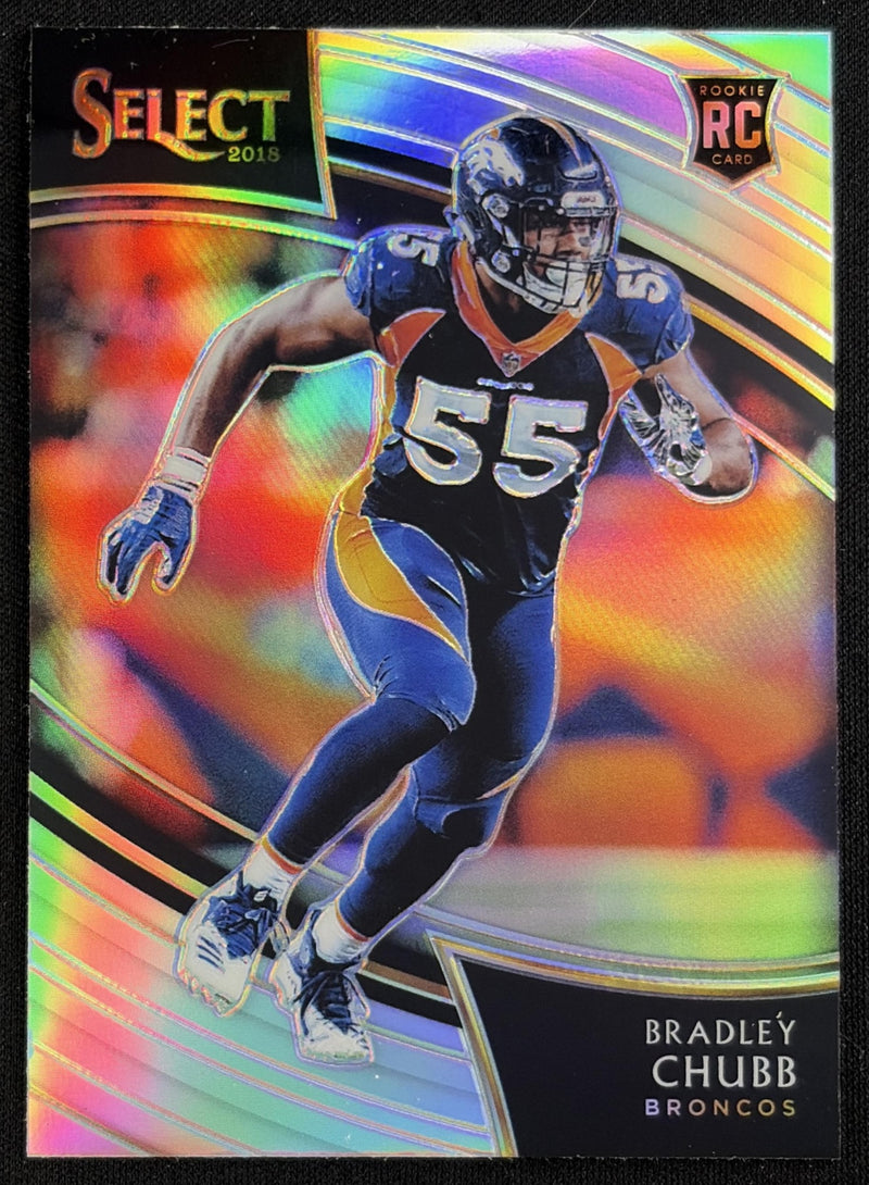 Bradley Chubb 2018 Panini Select Silver Prizm Broncos