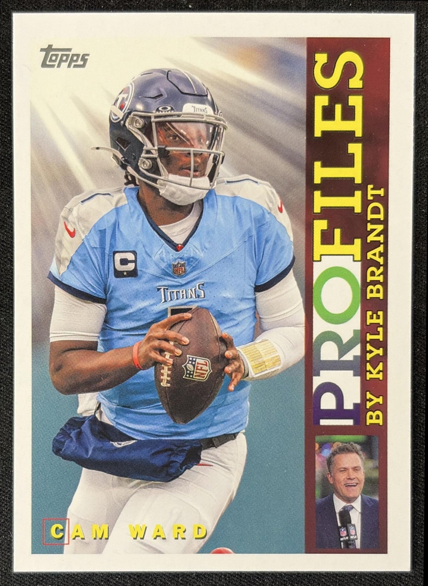 Cam Ward 2026 Topps Profiles Titans front