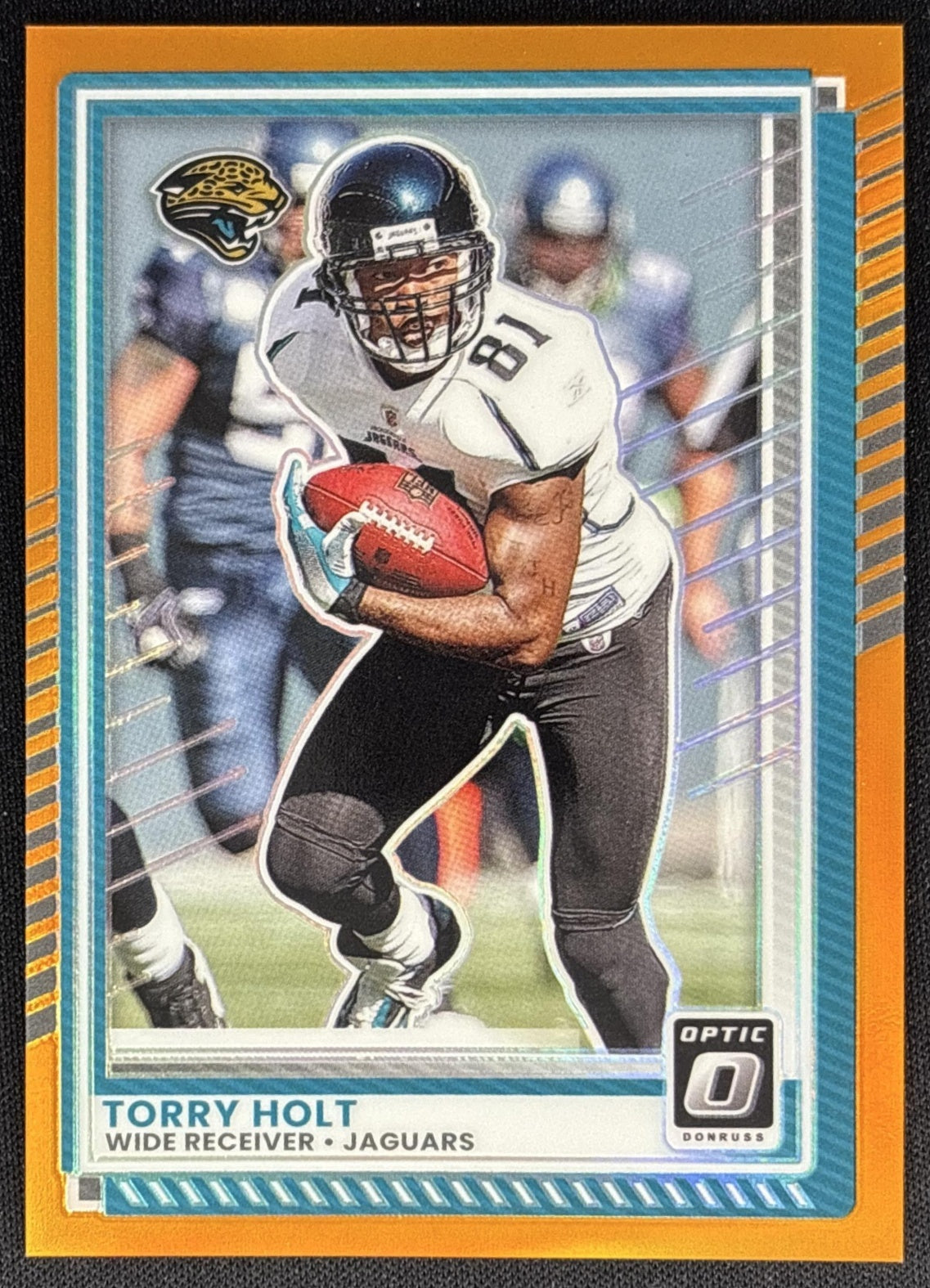 Torry Holt 2025 Panini Donruss Optic Orange Prizm /299 Jaguars Default Title Sports Trading Cards