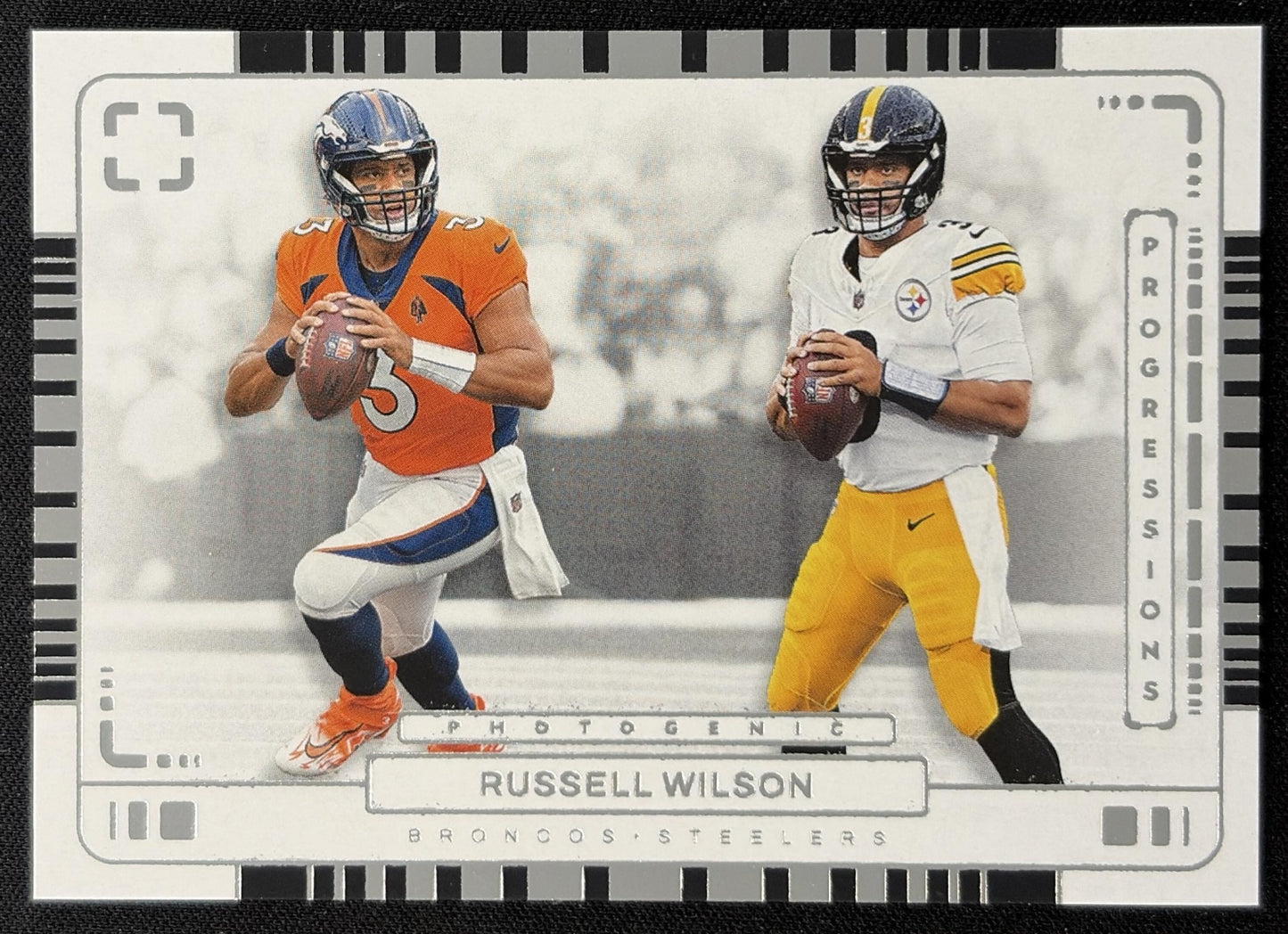 Russell Wilson 2024 Panini Photogenic Progressions Broncos Steelers