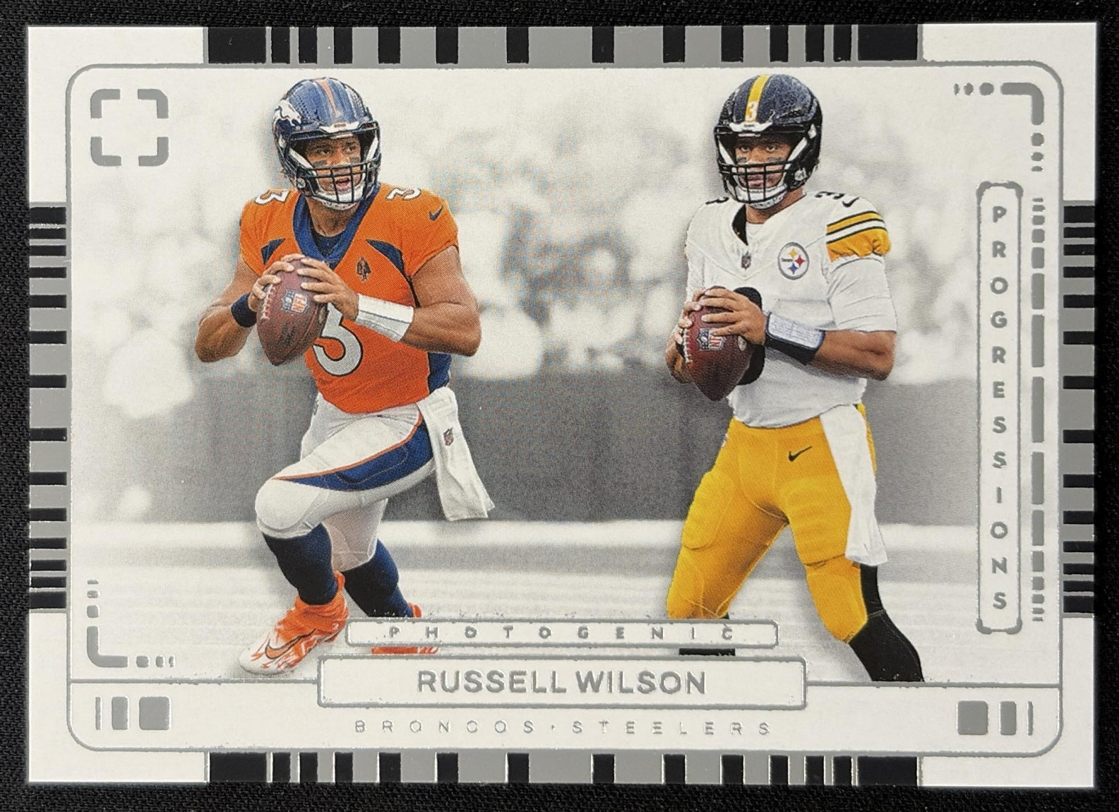 Russell Wilson 2024 Panini Photogenic Progressions Broncos Steelers