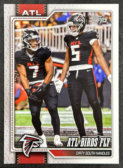 ATL Birds Fly 2026 Topps Flagship Falcons Sports Trading Cards