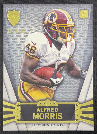 Alfred Morris 2012 Topps Supreme /462 Redskins Washington Redskins Sports Trading Card