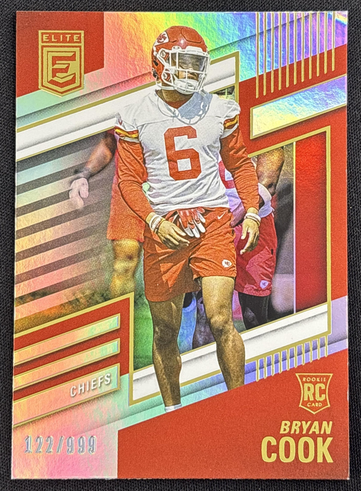 Bryan Cook 2022 Panini Donruss Elite /999 Chiefs Kansas City Chiefs