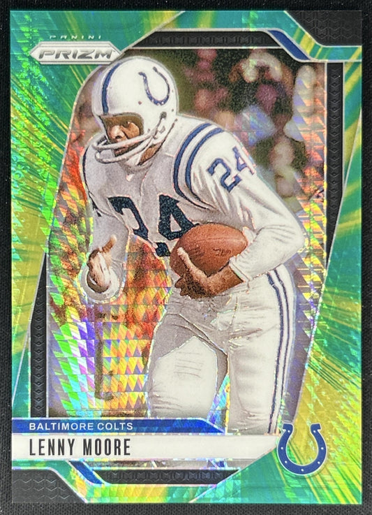 Lenny Moore 2024 Panini Prizm Hyper /180 front