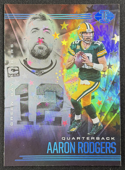 Aaron Rodgers 2020 Panini Illusions Trophy Collection Starlight Packers