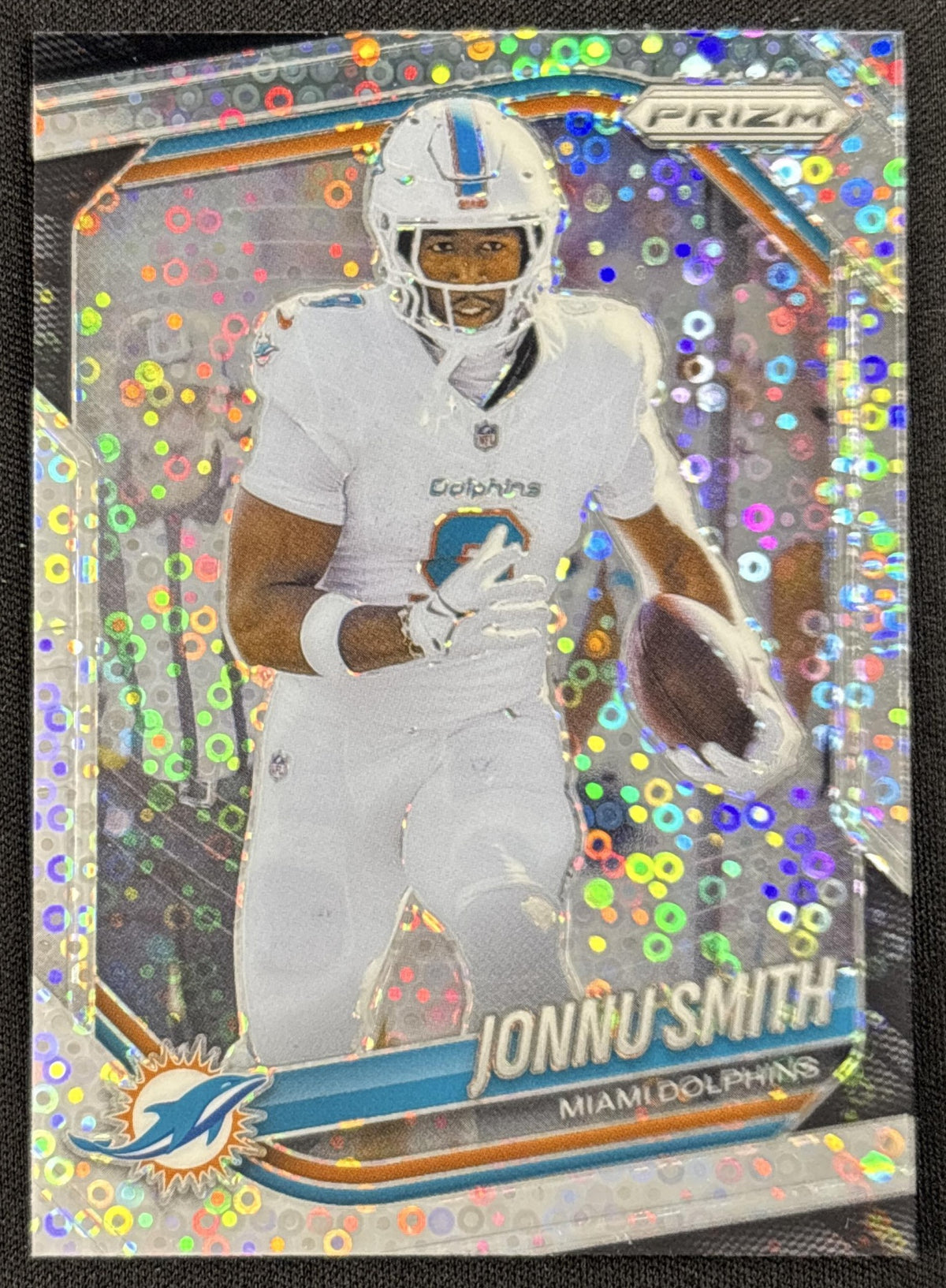 Jonnu Smith 2025 Panini Prizm No Huddle Dolphins