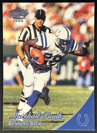 Marshall Faulk 1999 Colts Sports Trading Cards