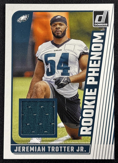 Jeremiah Trotter Jr. 2024 Panini Donruss Rookie Phenom Jerseys Eagles
