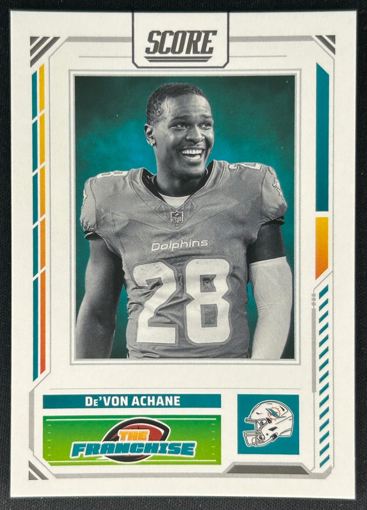 De'Von Achane Score The Franchise Miami Dolphins Sports Trading Cards