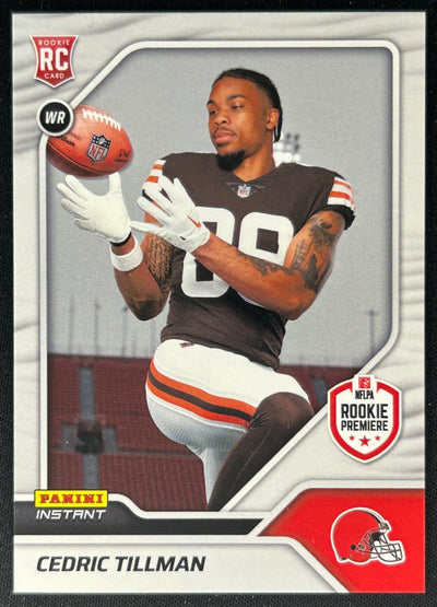 Cedric Tillman 2023 Panini Instant NFL RPS First Look Browns Sports Trading Cards