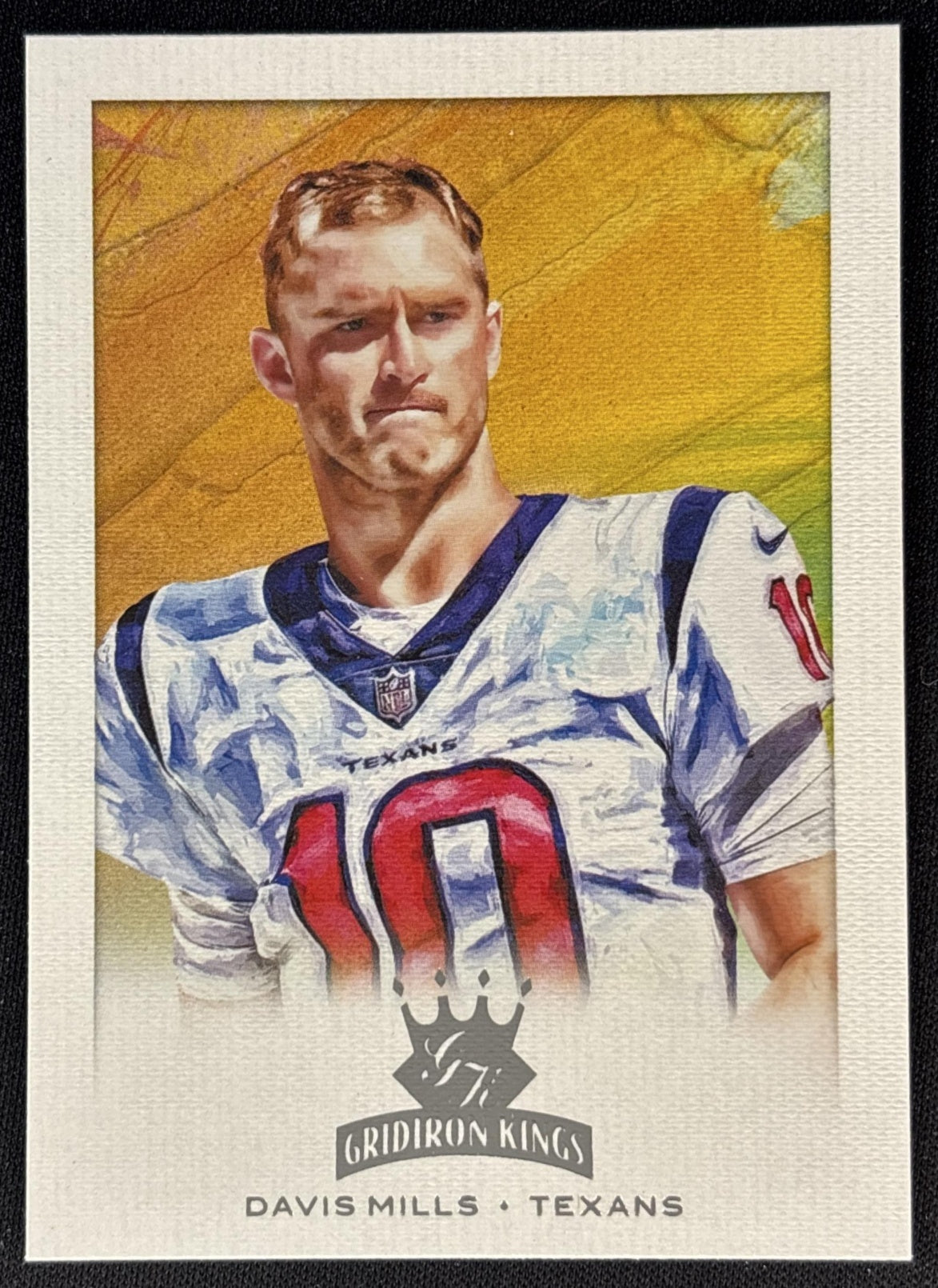 Davis Mills 2021 Panini Chronicles Gridiron Kings Texans Sports Trading Cards