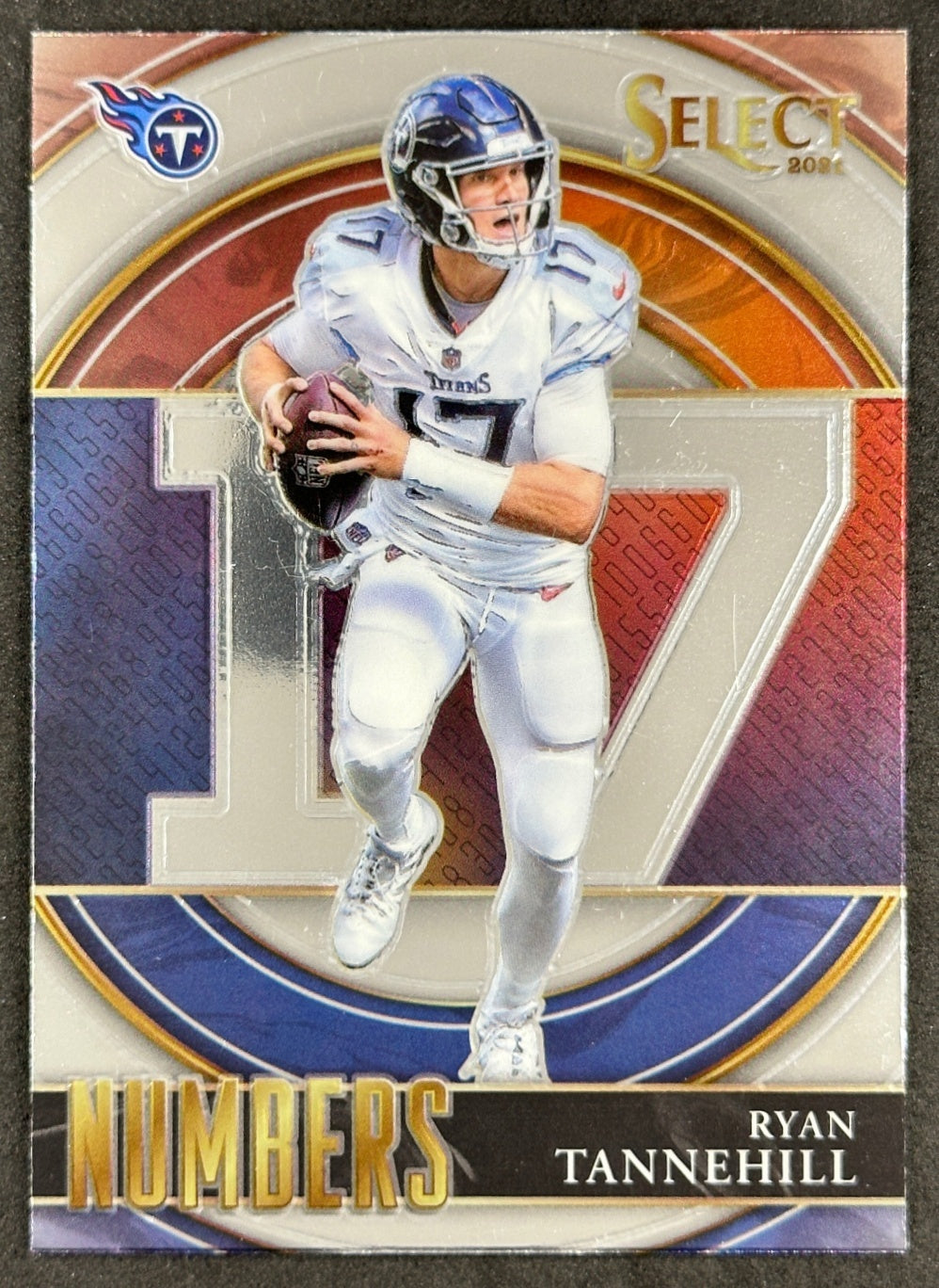 Ryan Tannehill 2021 Select Numbers Titans Sports Trading Card