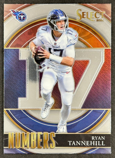 Ryan Tannehill 2021 Select Numbers Titans Sports Trading Card