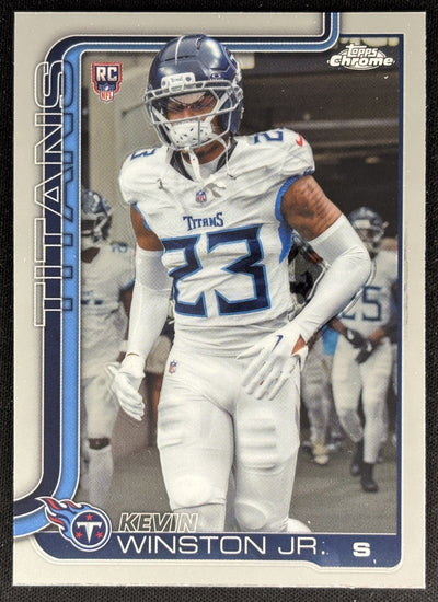 Kevin Winston Jr. 2025 Topps Chrome Rookie Titans