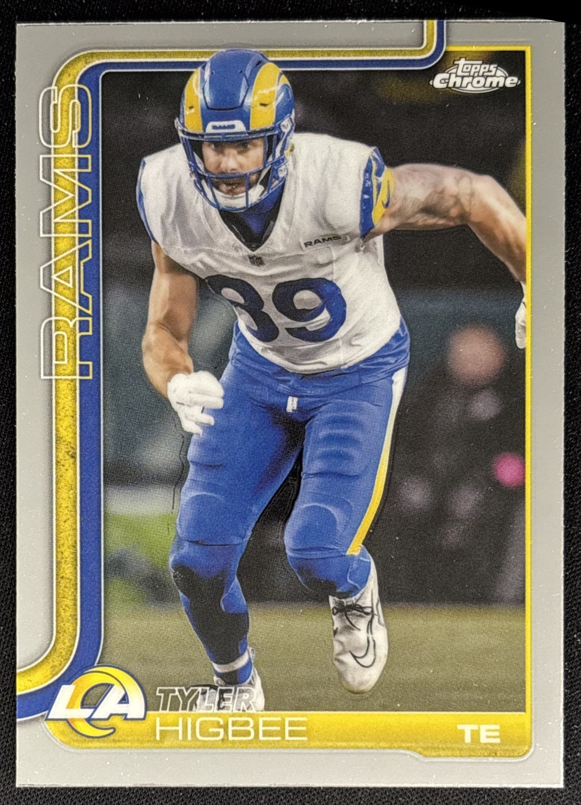 Tyler Higbee 2025 Topps Chrome Rams Sports Trading Cards