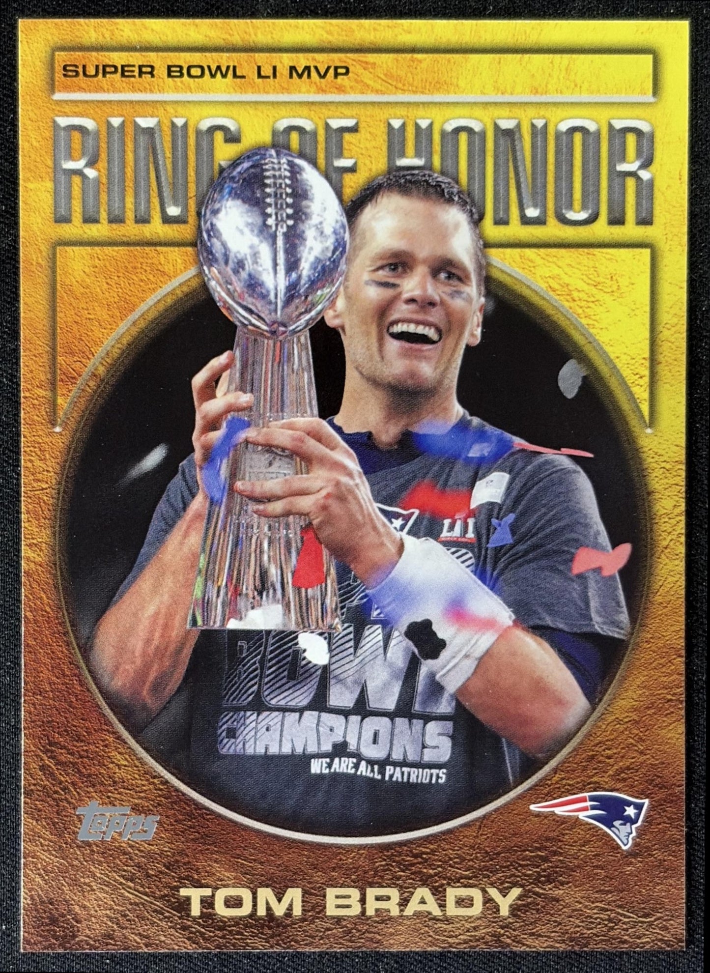 Tom Brady 2026 Topps Ring of Honor Patriots front
