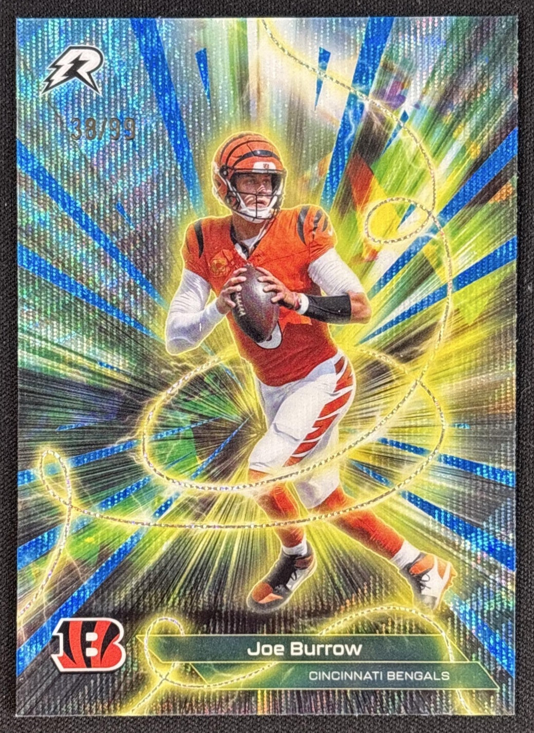 Joe Burrow 2025 Topps Resurgence Conductors Blue Surge Refractor /99 Bengals Default Title Sports Trading Cards
