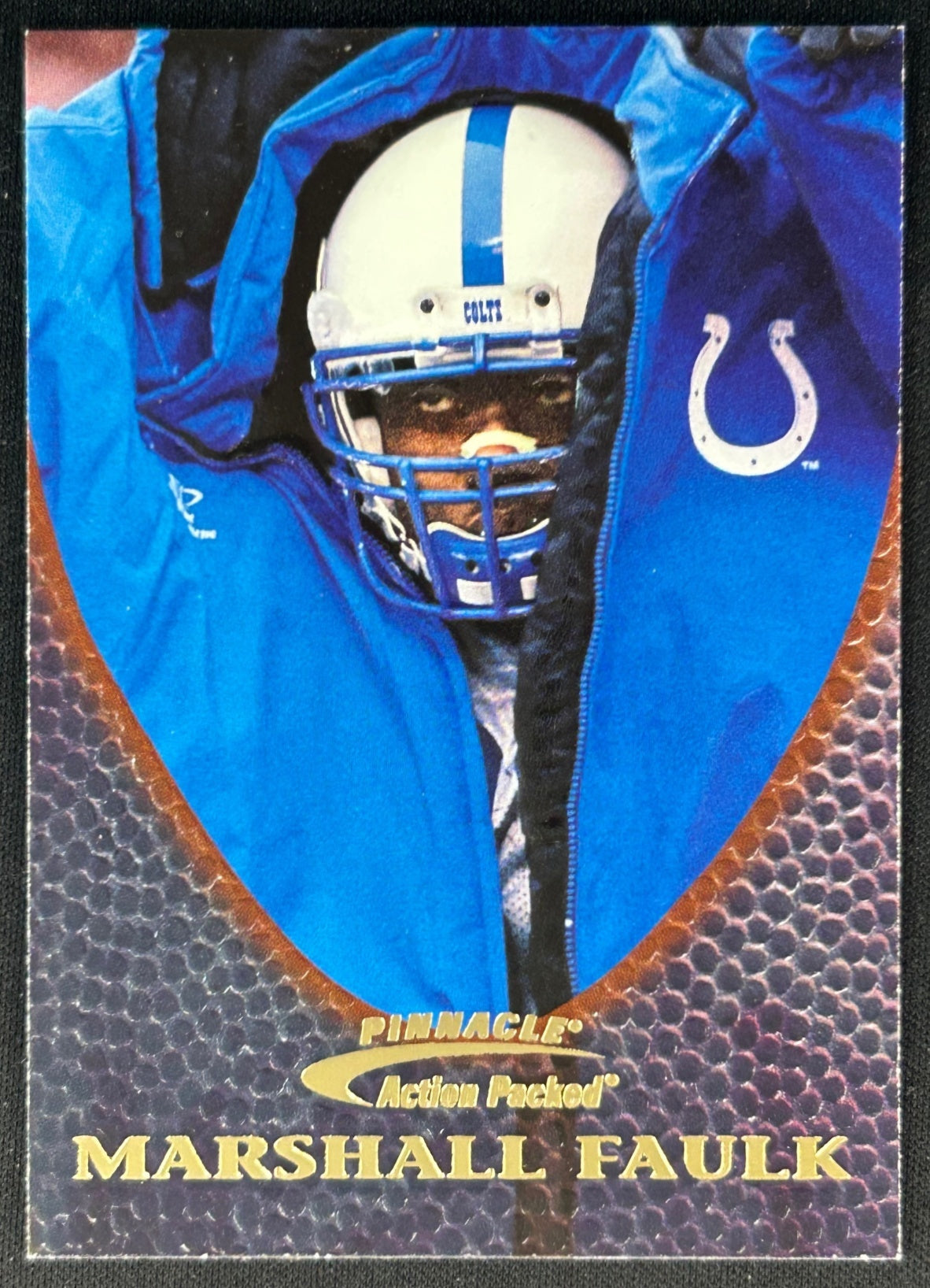 Marshall Faulk 1997 Pinnacle Action Packed Colts Sports Trading Cards