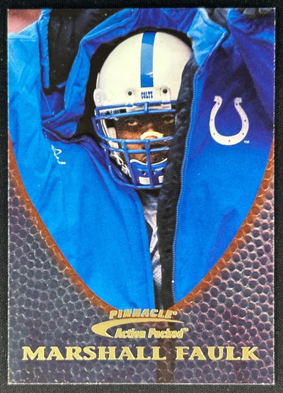 Marshall Faulk 1997 Pinnacle Action Packed Colts Sports Trading Cards