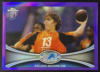 Kellen Moore 2012 Topps Chrome Blue Refractor /199 Lions