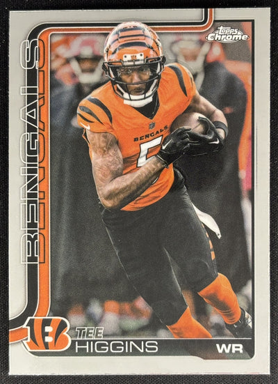 Tee Higgins 2025 Topps Chrome Bengals Sports Trading Cards