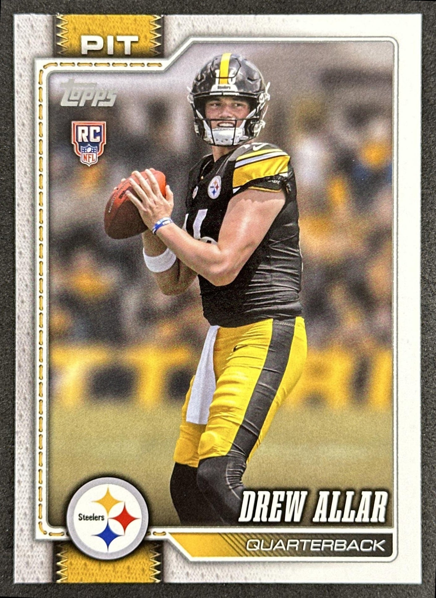 Drew Allar 2026 Topps Flagship Rookie Steelers Sports Trading Card