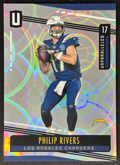 Philip Rivers 2019 Unparalleled Infinite /150 Chargers - Front | Wayne Collection