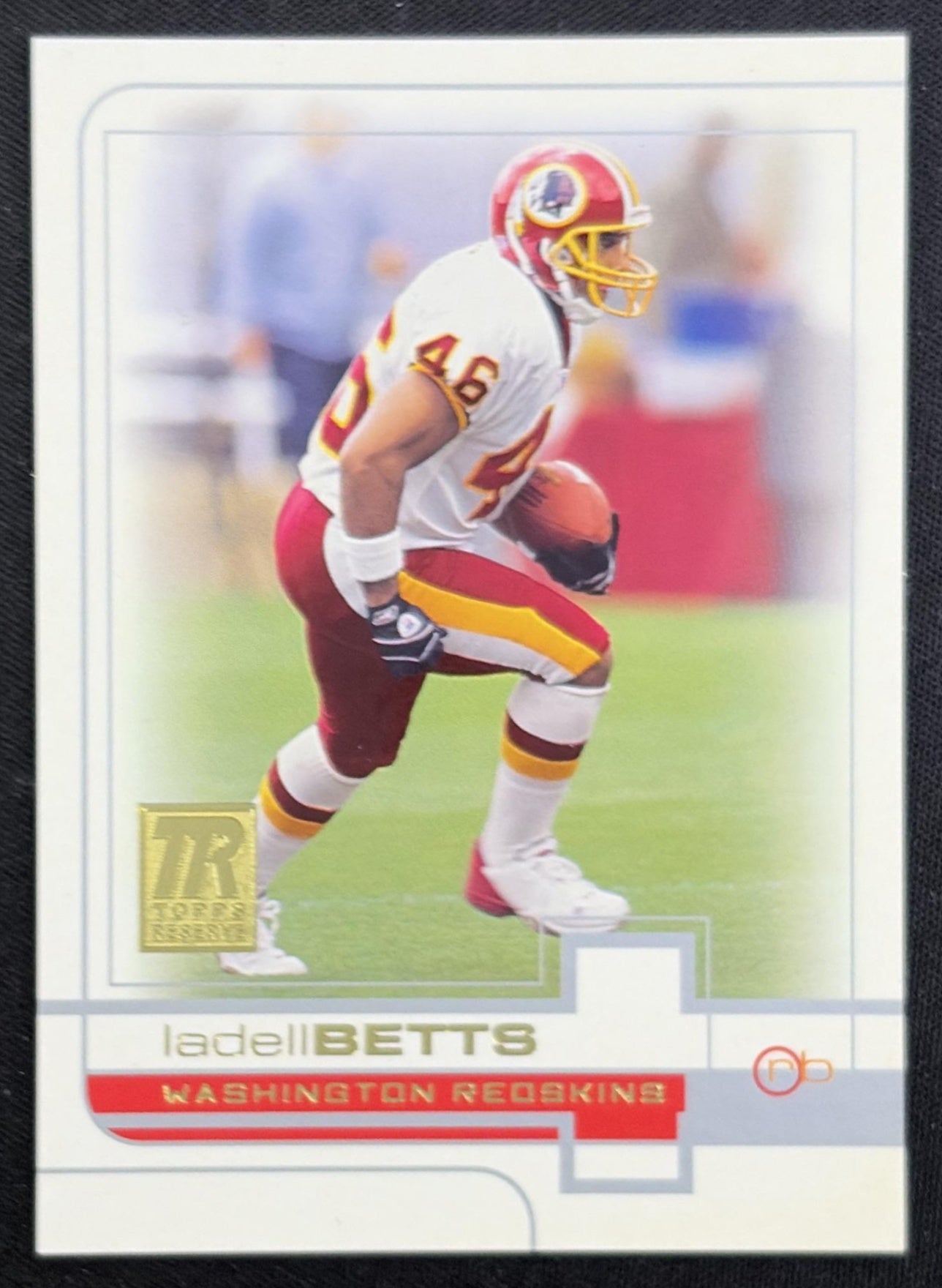 Ladell Betts 2002 Topps Reserve /999 Redskins front