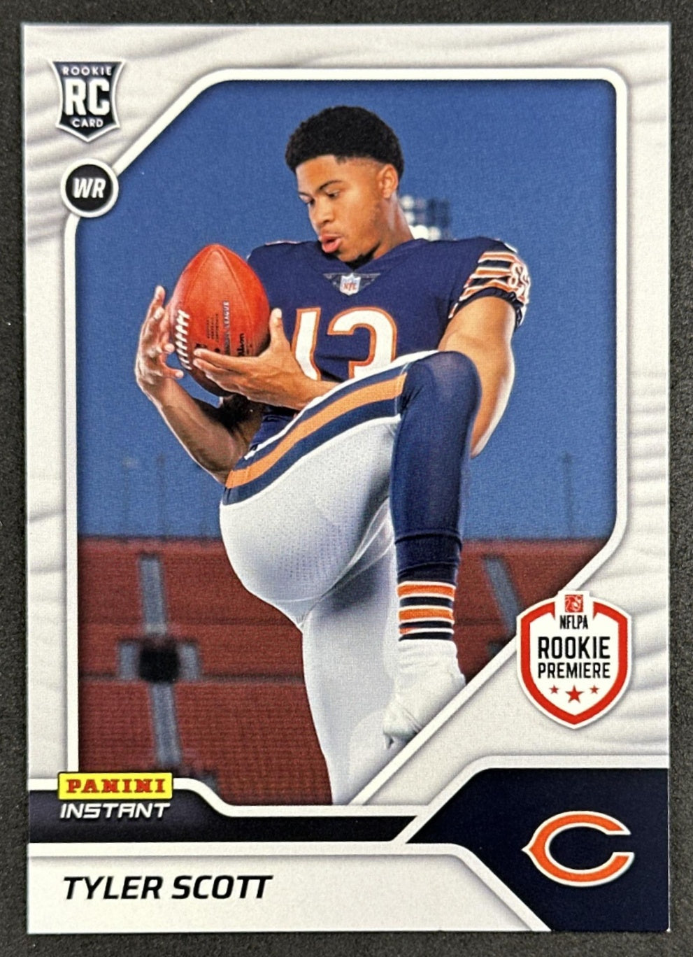 Tyler Scott 2023 Panini Instant NFL RPS First Look Bears front