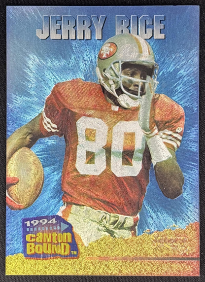 Jerry Rice 1994 Pinnacle Select Canton Bound 49ers Default Title Sports Trading Cards