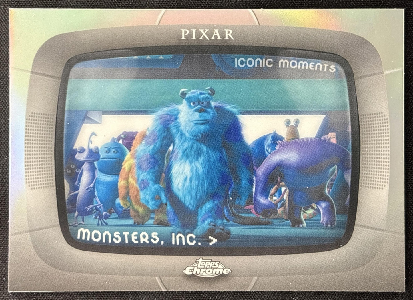 Meet the Scarers 2026 Topps Chrome Disney Iconic Moments Monsters, Inc. front