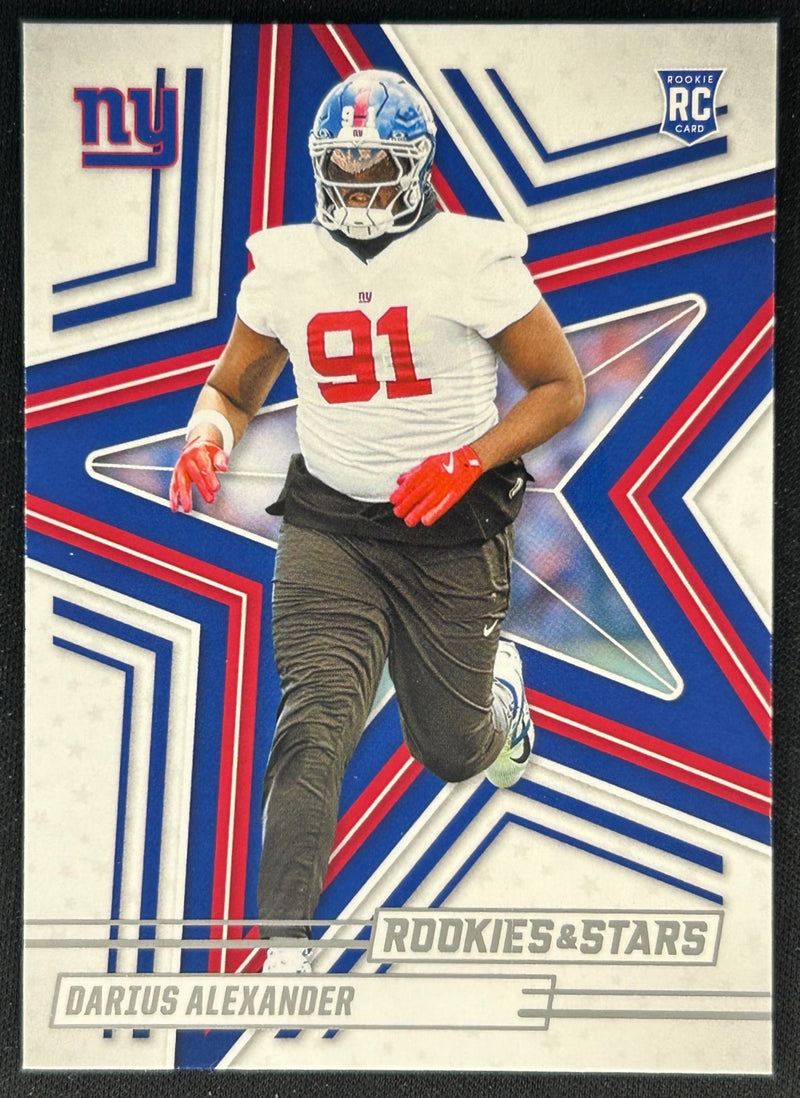 Darius Alexander 2025 Panini Rookies & Stars Giants
