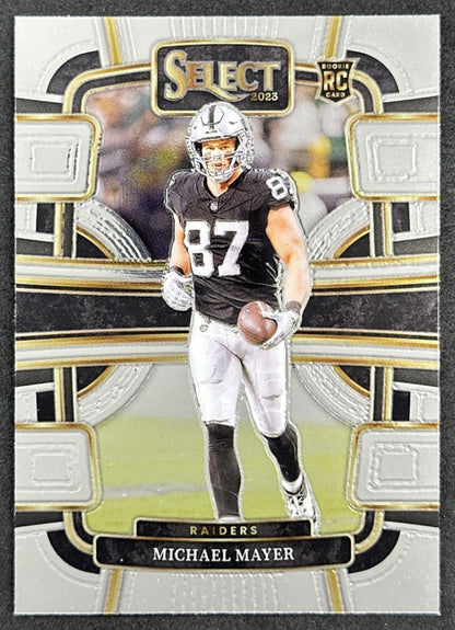 Michael Penix Jr. 2024 Panini Select Concourse Falcons front sports trading card