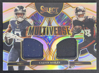 Calvin Ridley 2025 Panini Select Multiverse Jerseys Silver Prizm /149 Titans Falcons