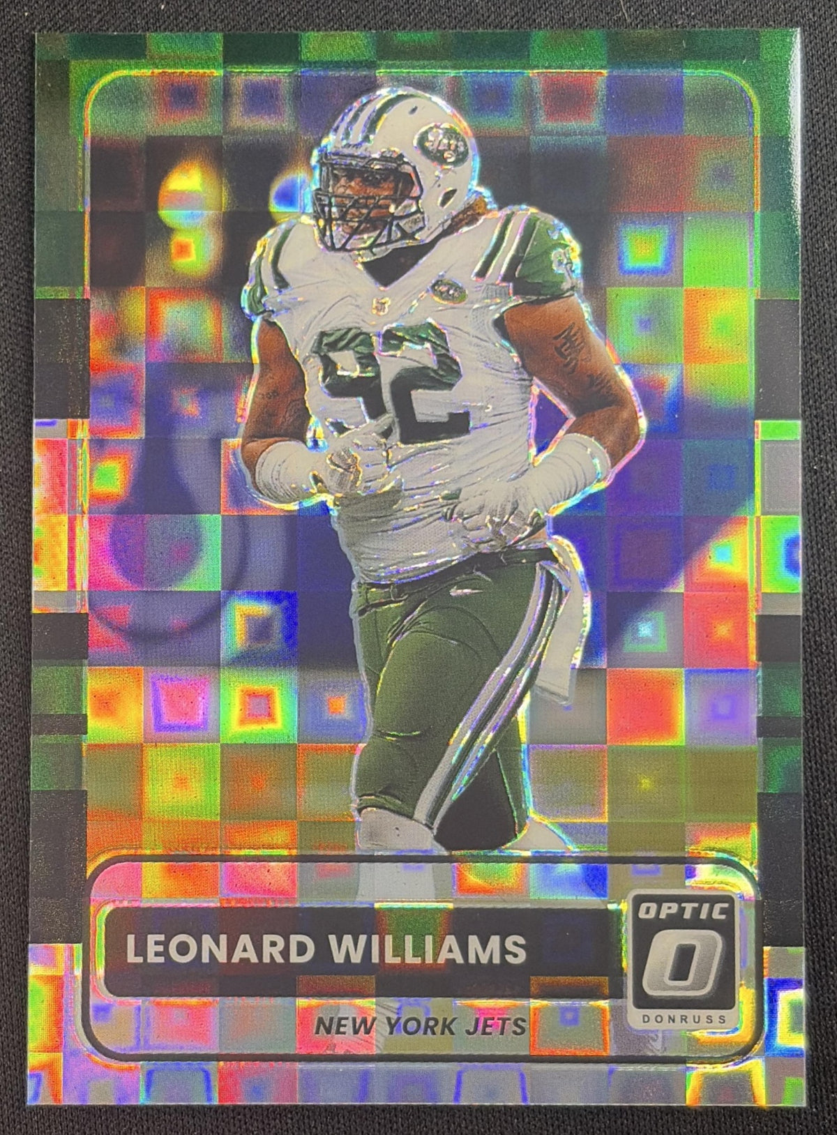 Leonard Williams 2025 Panini Donruss Optic 2015 Retro Black Pandora Prizm /149 Jets