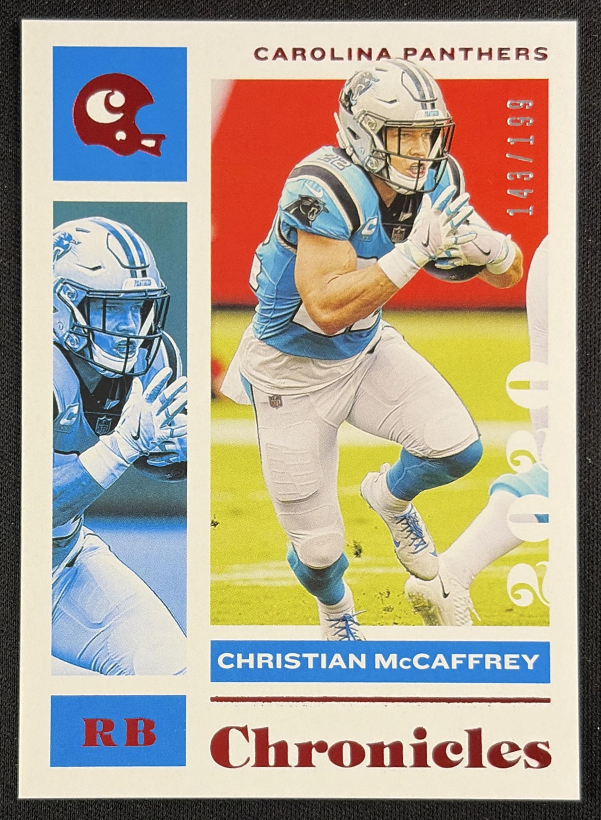 Christian McCaffrey 2020 Panini Chronicles Red /199 Panthers