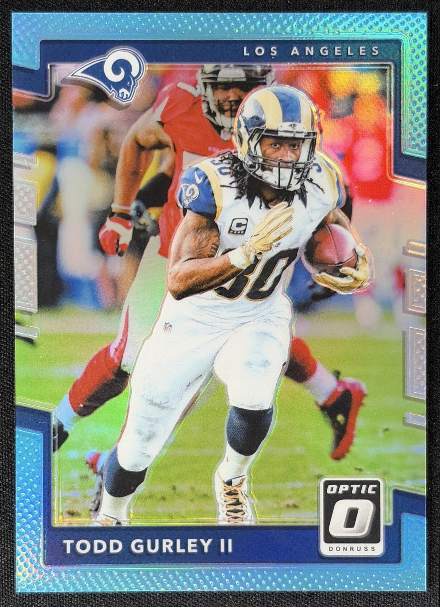Todd Gurley II 2017 Panini Donruss Optic Aqua /299 Rams