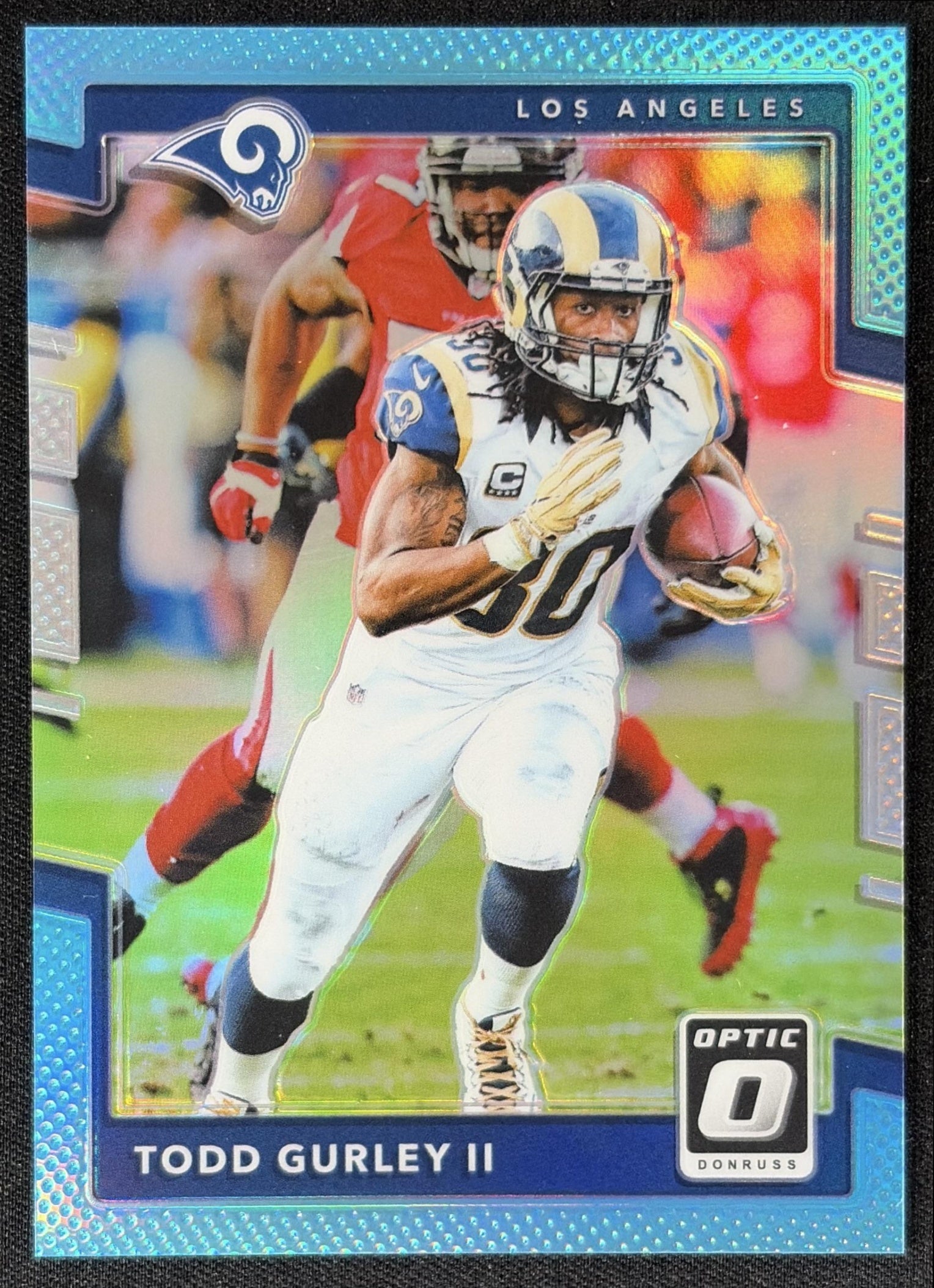 Todd Gurley II 2017 Panini Donruss Optic Aqua /299 Rams