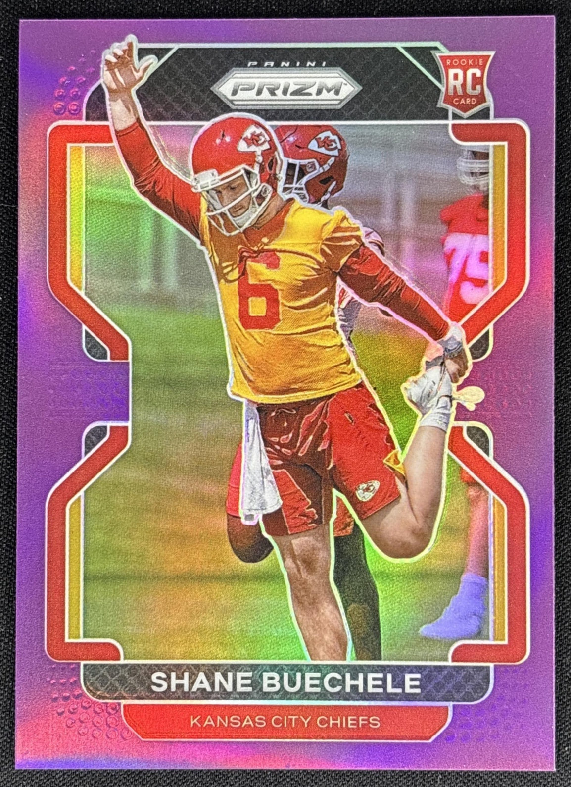 Shane Buechele 2021 Panini Prizm Purple /125 Chiefs Kansas City Chiefs Default Title Sports Trading Cards