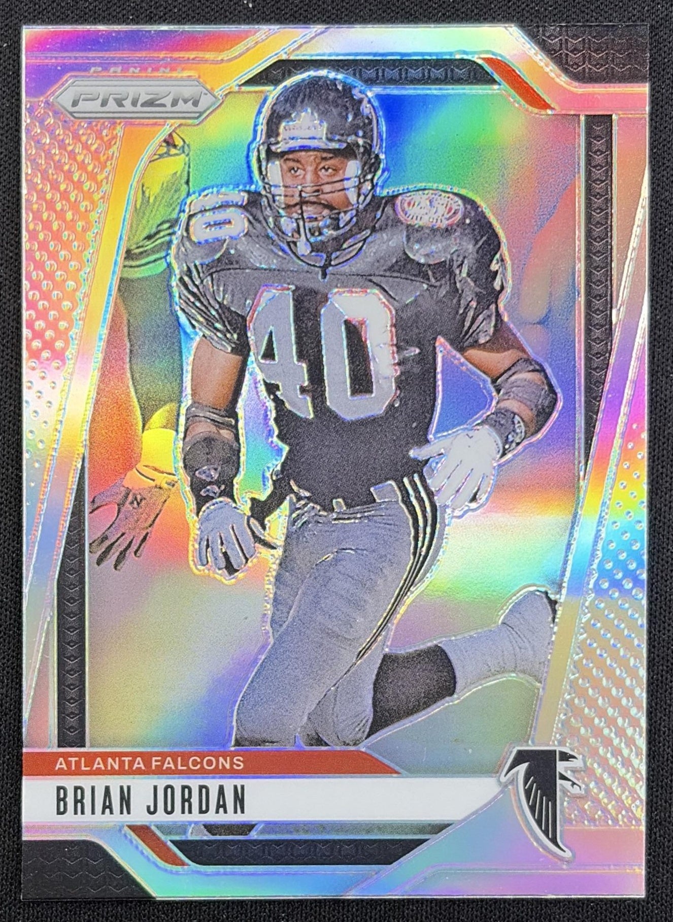Brian Jordan 2024 Panini Prizm Silver Falcons front