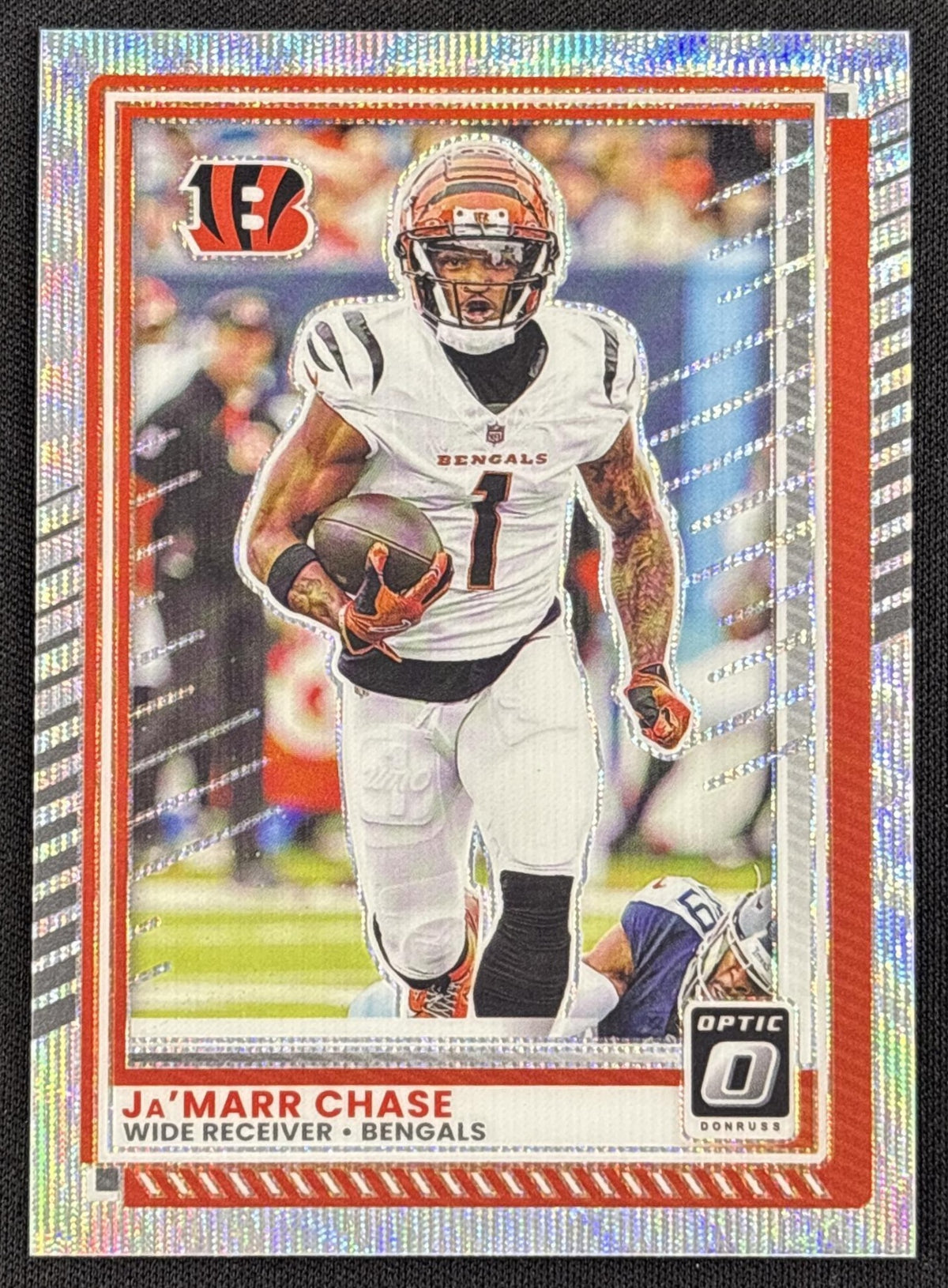 Ja'Marr Chase 2025 Panini Donruss Optic Wave Prizm /300 Bengals