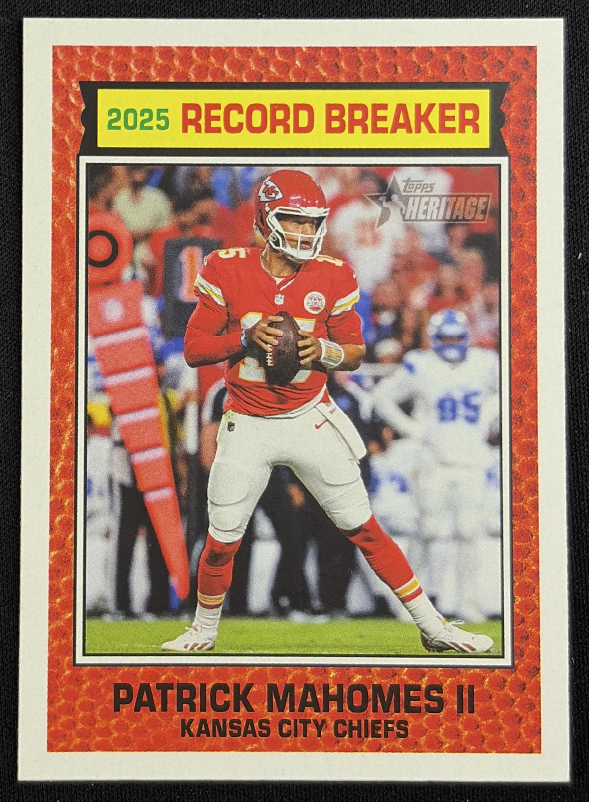 Patrick Mahomes II 2026 Topps Heritage Chiefs - front
