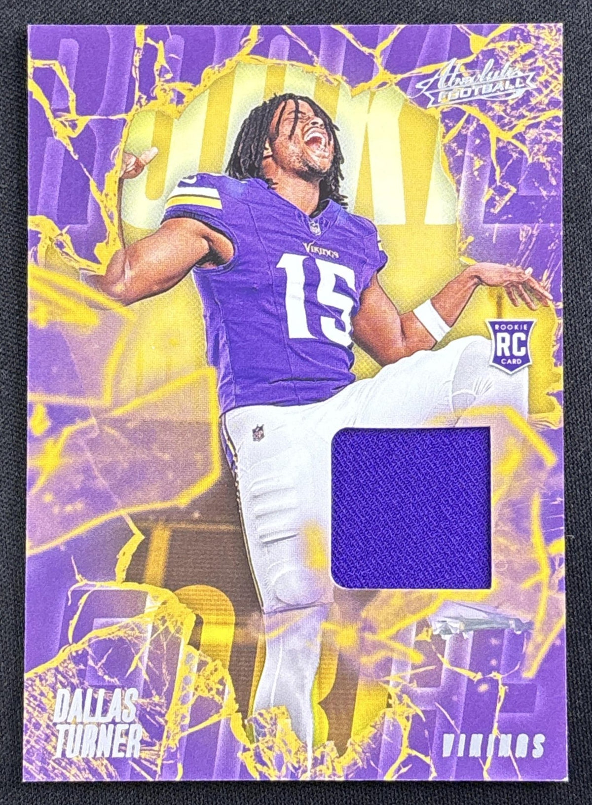 Dallas Turner 2024 Panini Absolute Rookie Force