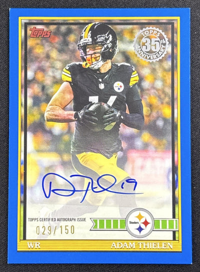 Adam Thielen 2026 Topps 1991 Auto Blue /150 Steelers